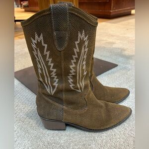 Stylish & Comfortable Lightly Used western Boots – Size 6.5 Fit